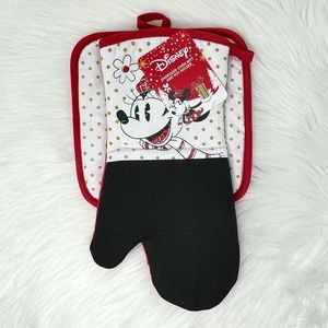 Disney Minnie Mouse Christmas Mitt & Pot Holder